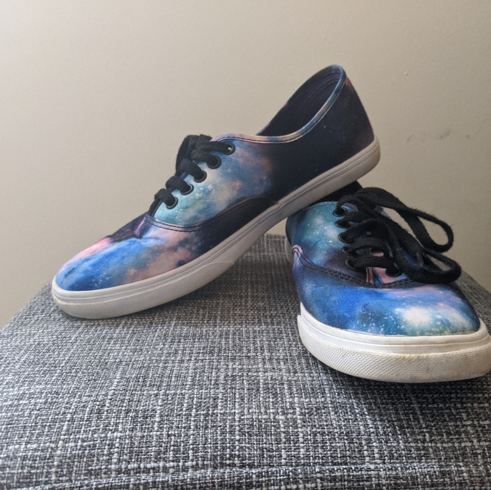Cosmic galaxy vans. Lightly worn condition.